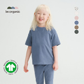 GOTS认证有机棉儿童T恤春夏新款 百搭 短袖 上衣 organic 童装