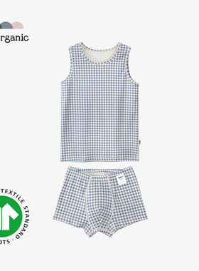 be organic【男童背心内裤】GOTS认证有机棉独家印花夏季新款