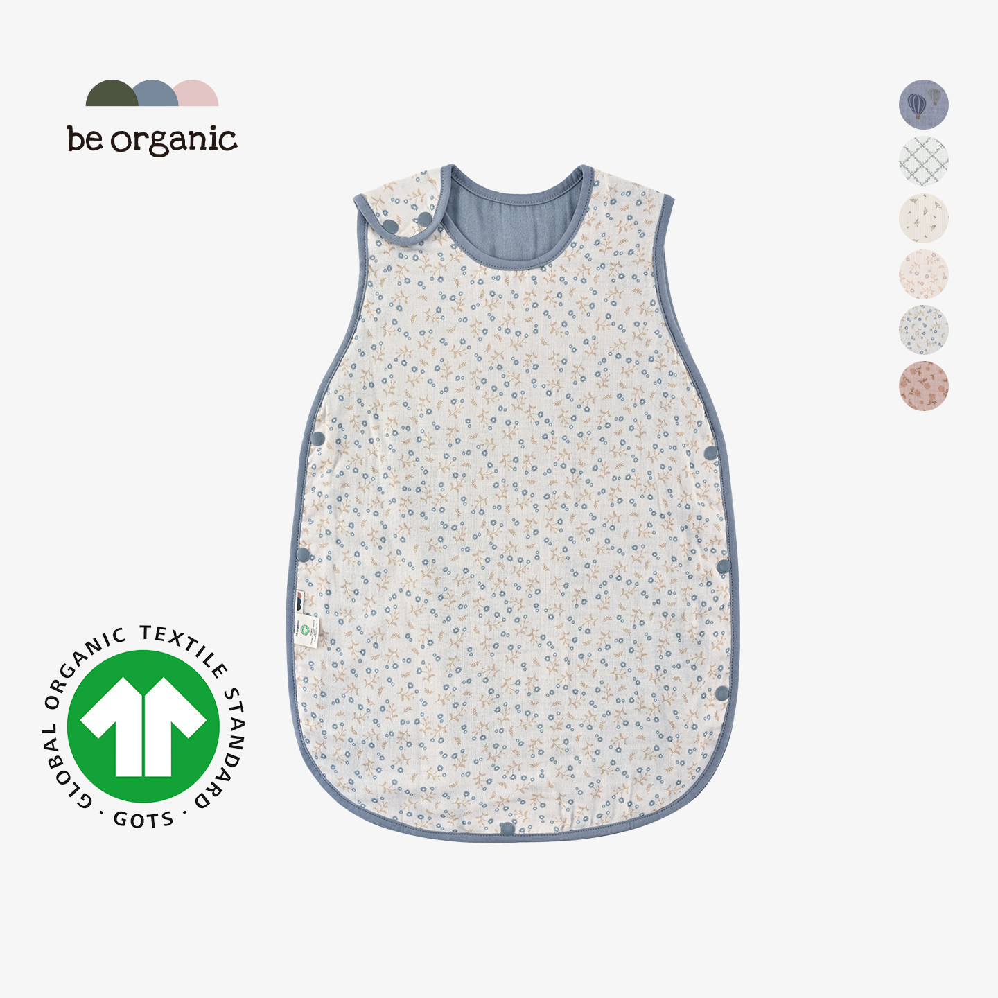 be organic【有机棉纱布睡袋】婴幼儿童宝宝夏季通用防踢被新款