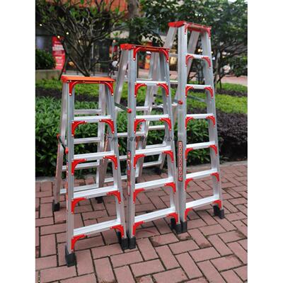 永光铝梯加厚加宽梯子铝合金人字梯家用室内工程梯爬梯楼梯折叠梯