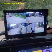 公共汽车卡车监控录像记录仪记录仪一体化镜头和高清1080P倒车图