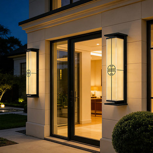 户外防水壁灯太阳能室外壁灯别墅大门柱子灯庭院围墙外墙壁灯接电