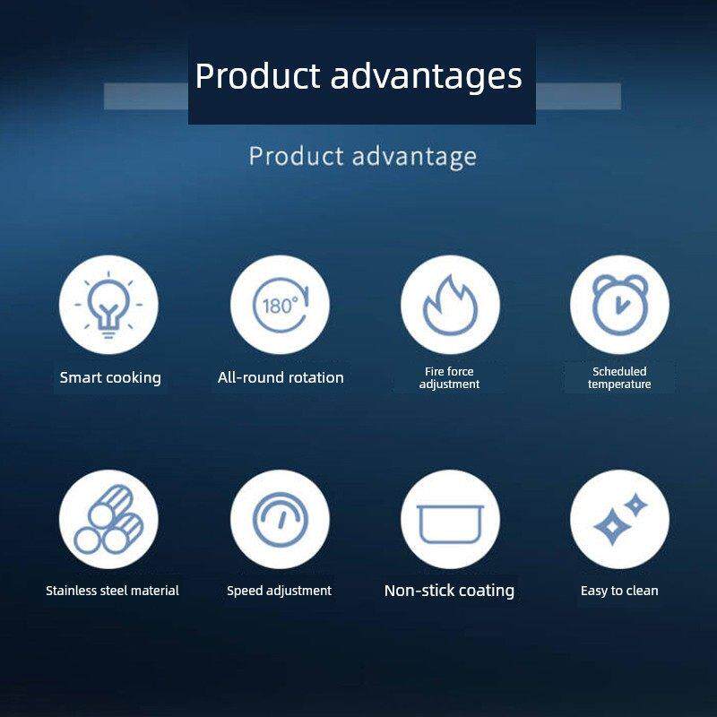 赛米控大型炒菜机商用燃气滚筒炒菜机全自动烹饪锅智能炒菜机器人