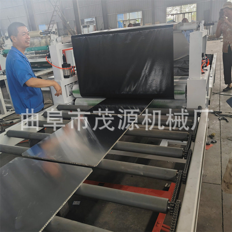 自带胶膜双面贴膜机铝板保护