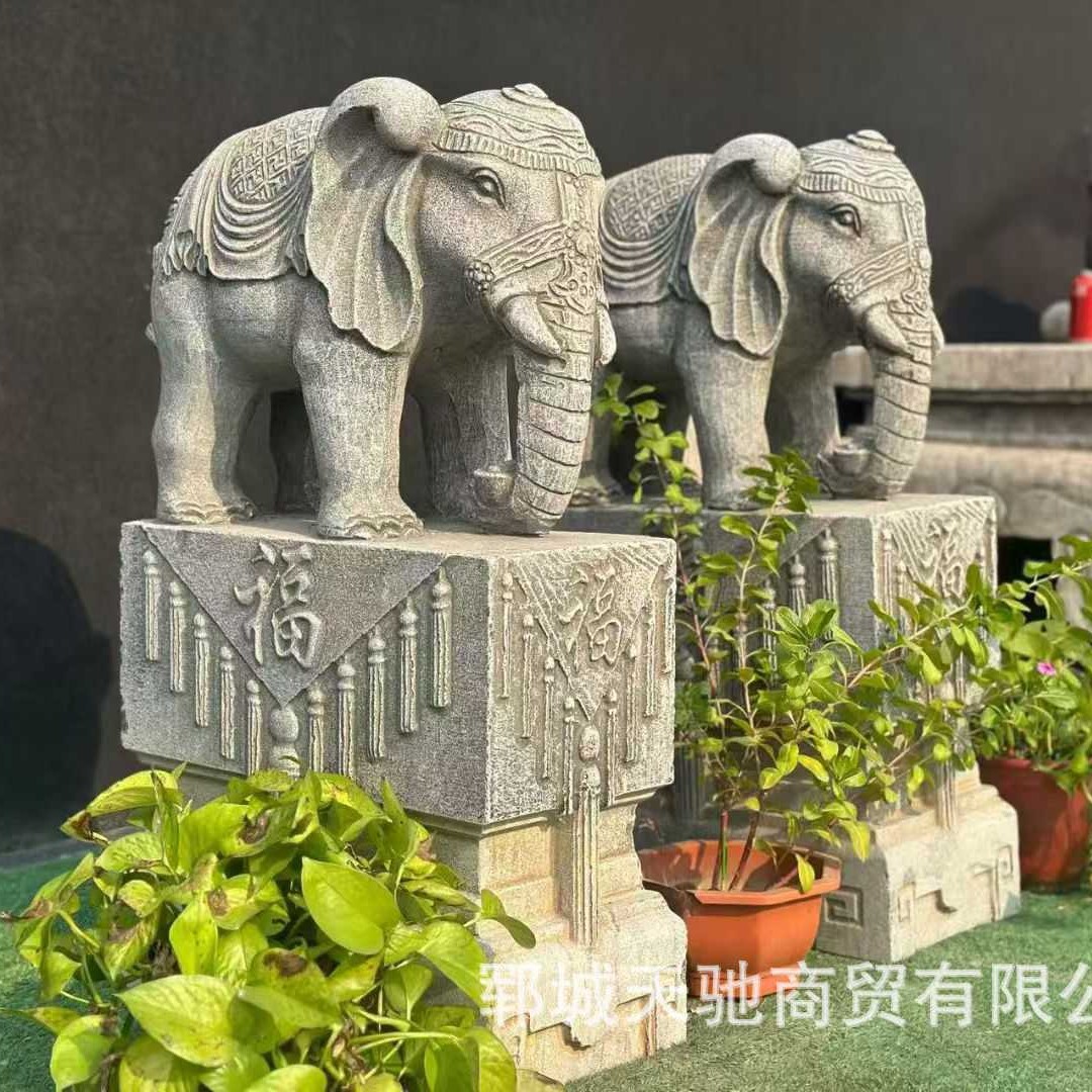 青石做旧老磨盘石磙庭院铺地