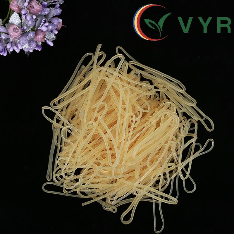 6CM乳胶橡皮筋乳胶圈乳白色皮筋高弹力皮筋