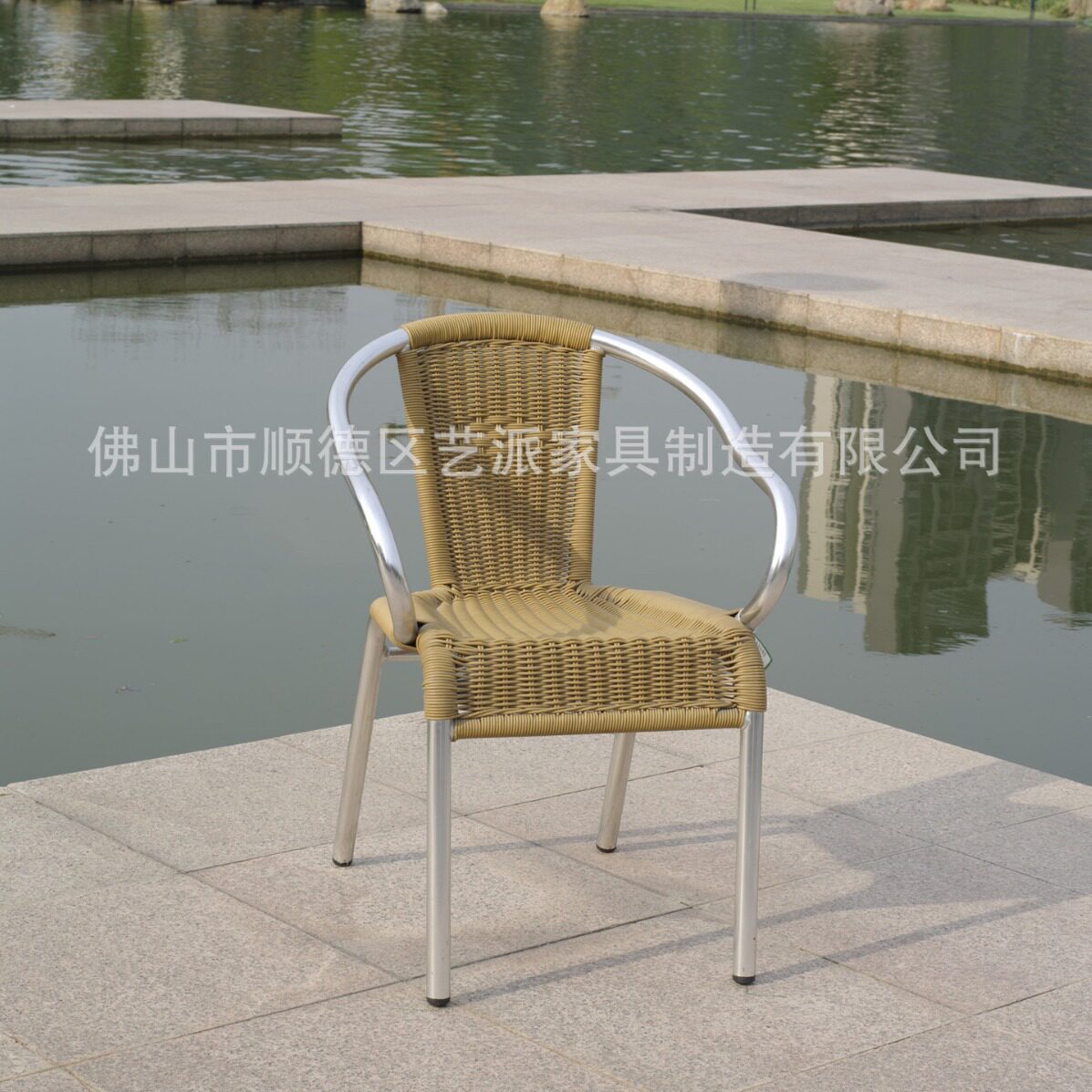 户外休闲铝藤椅子PE仿藤家具室内台编藤茶椅藤编桌椅户外家具2