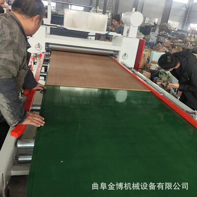 密度板冷胶贴纸机自动修边上门