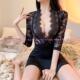 内衣女紧身御姐性感包臀短裙黑蕾丝2023爆款 情侣趣味睡衣套装