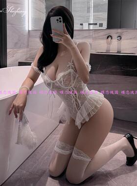 内衣女情调高级感性感吊带睡裙蕾丝内裤2024爆款情侣趣味睡衣裤套