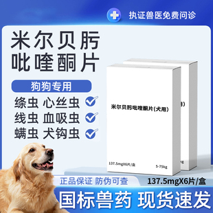 狗狗驱虫药体内体外一体米尔贝肟吡喹酮片猫咪犬用螨虫线虫心丝虫