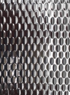 304不锈钢波纹板滤油网板 鱼鳞板 模具废料滑板EBSP标准件小米粒