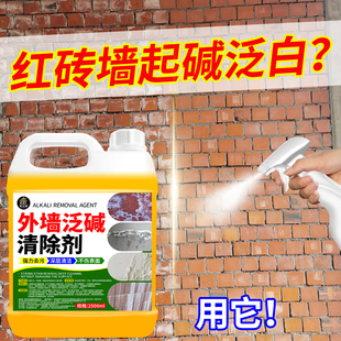 墙面反碱除碱剂外墙水泥石材草酸抗碱瓷砖泛返碱除霉水垢清洗剂陆