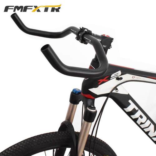 自行车龙头车把羊牛角把25.4*390mm死飞公路车车把改装单车装配件