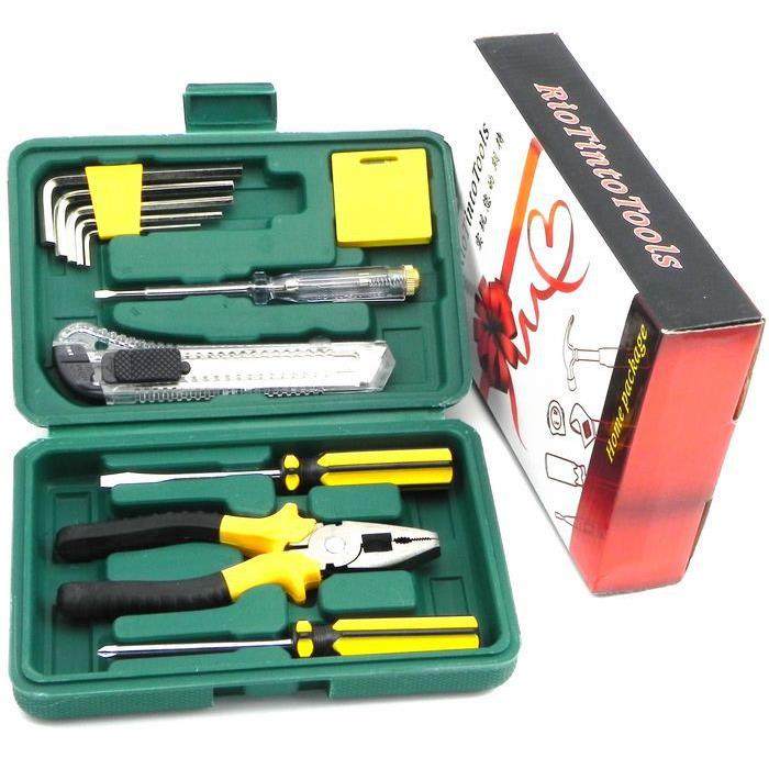 11件套车载维修工具包 汽车应急工具箱组合套装汽车用品备用工具