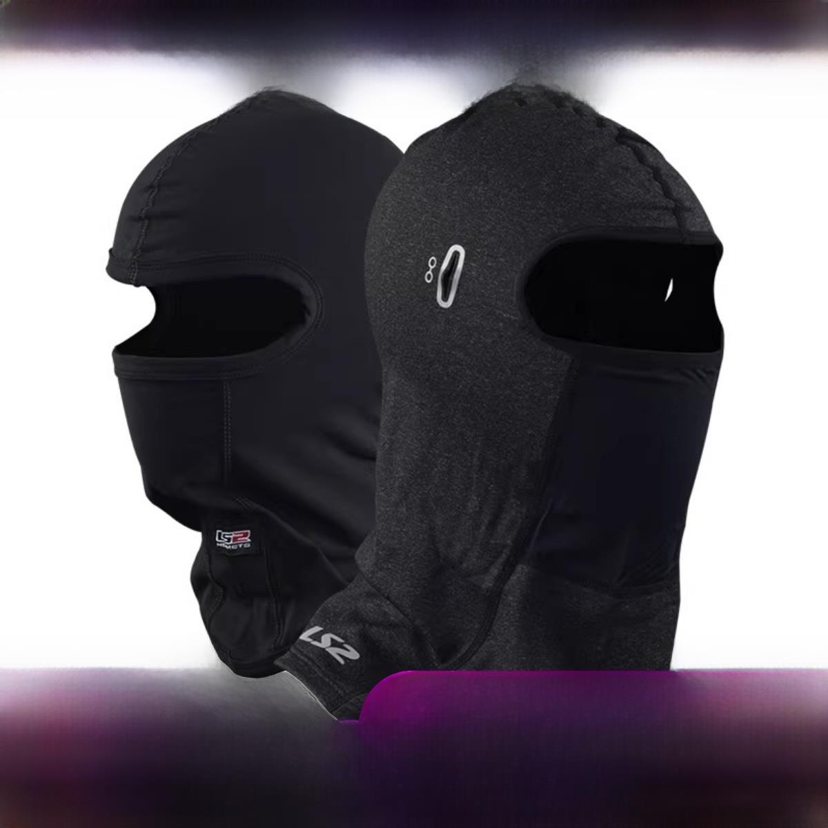 Ls2摩托车帽自行车头盔面罩透气吸汗速干防晒暖冰丝一年四季夏天