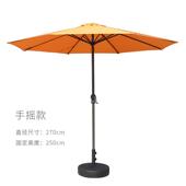 户外遮阳伞遮阳伞庭院伞室外中柱伞手摇大伞露营摆摊伞花园婚礼伞