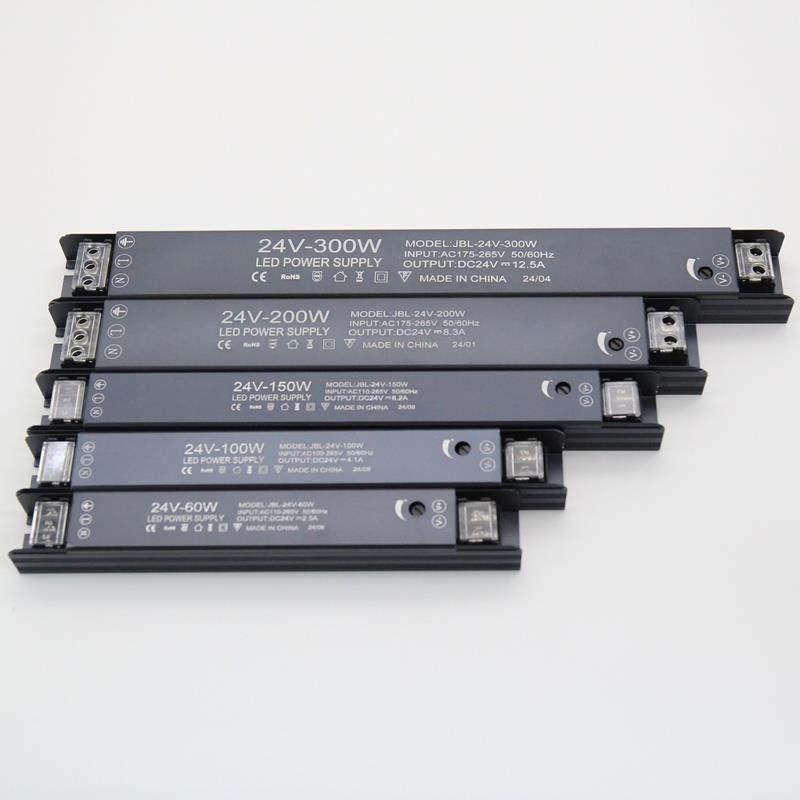 LED超窄长条开关电源220V转24V灯带静音变压器超薄火牛驱动控制器