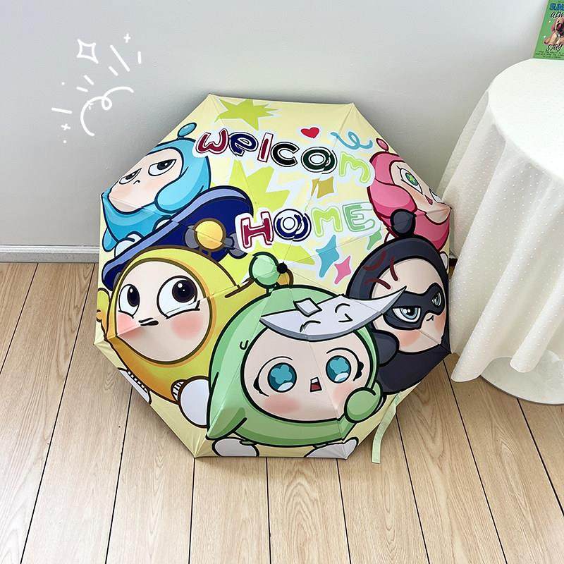 个性雨伞卡通可爱新款遮阳伞防晒抗UV晴雨两用遮阳伞学生