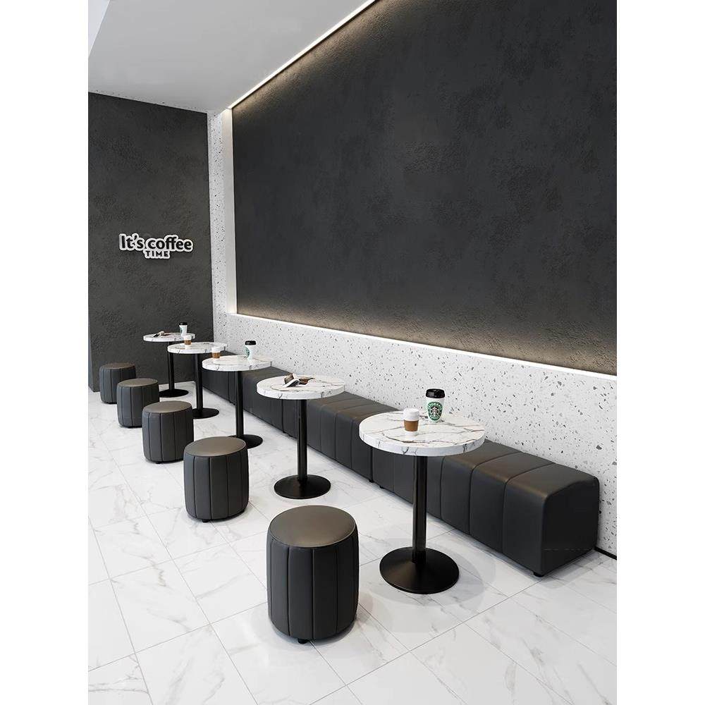 休息区接待卡座沙发奶茶甜品店咖啡厅桌椅组合简约现代靠墙软包凳,商业/办公家具,卡座,淘宝优惠券,粉丝福利购,淘宝优惠卷