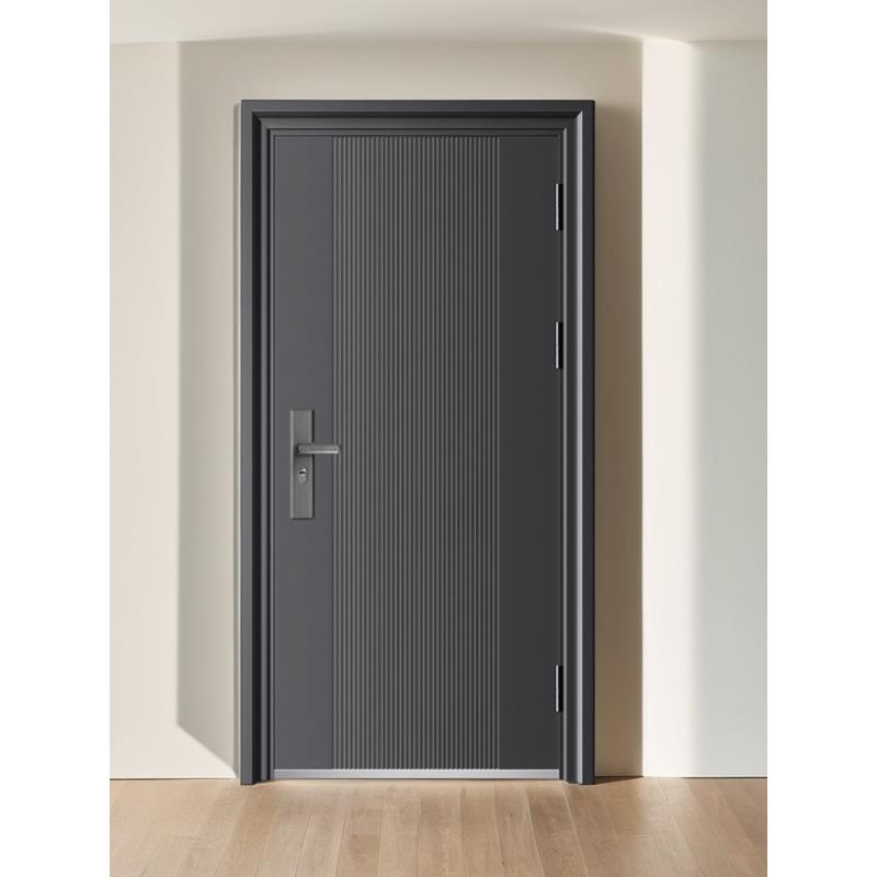 防盗门进户门家用入户门室内外出租房农村大门子母钢质工程单开门