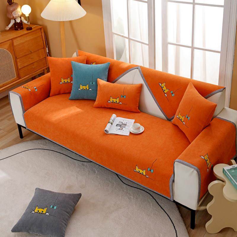 雪尼尔沙发垫四季通用防滑三坐一贵妃皮坐垫子套罩新款2025盖巾布,居家布艺,沙发垫,淘宝优惠券,粉丝福利购,淘宝优惠卷