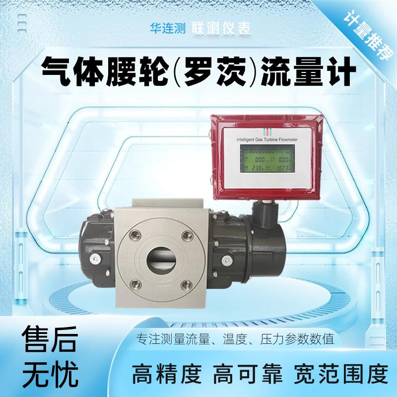 气体腰轮罗茨流量计涡轮瓦斯沼气燃气瓦斯计量表贸易结算计量