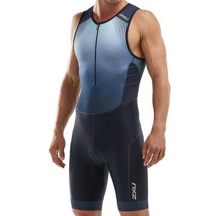 铁人三项男士无袖短袖铁三服速干 干透气游泳跑步骑行比赛运动连