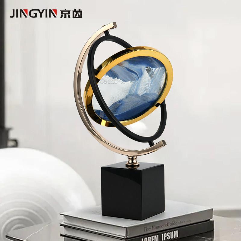 流沙画沙漏创意摆设轻奢现代艺术家居装饰品公司开业乔迁礼物摆件