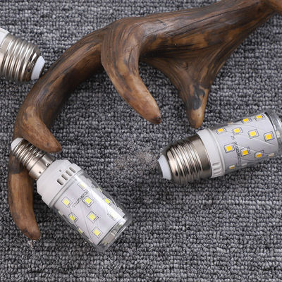 Led灯泡玉米灯e14e27大小螺口超亮家用节能蜡烛吊灯三色变光白光