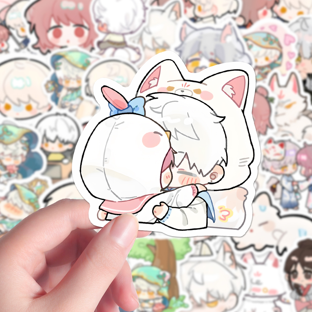 120张齐司礼Q版贴纸光与夜之恋齐司礼同人狐狸与笨鸟贴画装饰手账