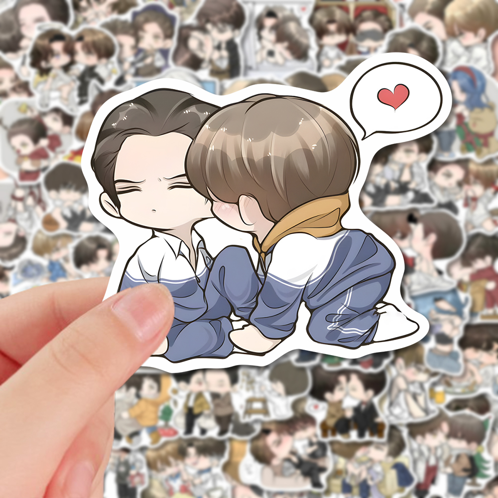 188张爆款水千丞小说系列188男团Q版贴纸简隋英邵群创意卡通贴画