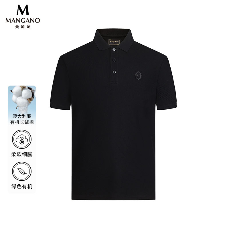 Mangano曼加龙奥莱夏季新款品牌logo刺绣短袖POLO衫休闲T恤男士,男装,Polo衫,淘宝优惠券,粉丝福利购,淘宝优惠卷