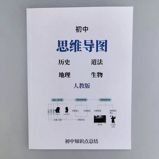 初中历史/地理/生物/道法小四门思维导图历史时间轴知识点总结