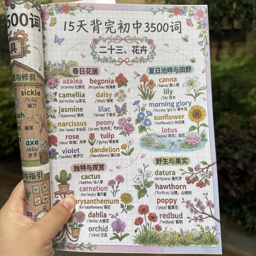 15天背完3500词-80页-彩印送音频