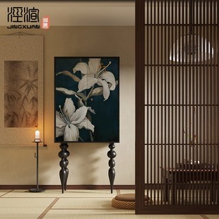复古置物柜实木餐边柜卧室靠墙斗柜入户玄关装 法式 饰柜定制高脚柜