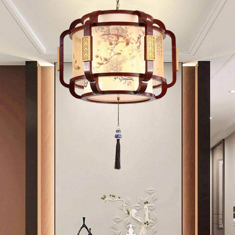 中式吊灯彷古羊皮灯创意实木别墅客厅饭厅灯覆古茶楼大厅羊皮灯具,家装灯饰光源,客厅吊灯,淘宝优惠券,粉丝福利购,淘宝优惠卷
