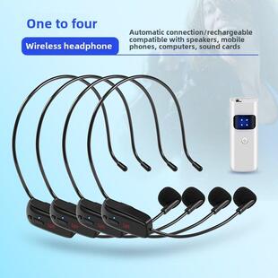 无线头戴麦克风蓝牙音量演出舞台耳挂式话筒教师小蜜蜂扩音器耳麦