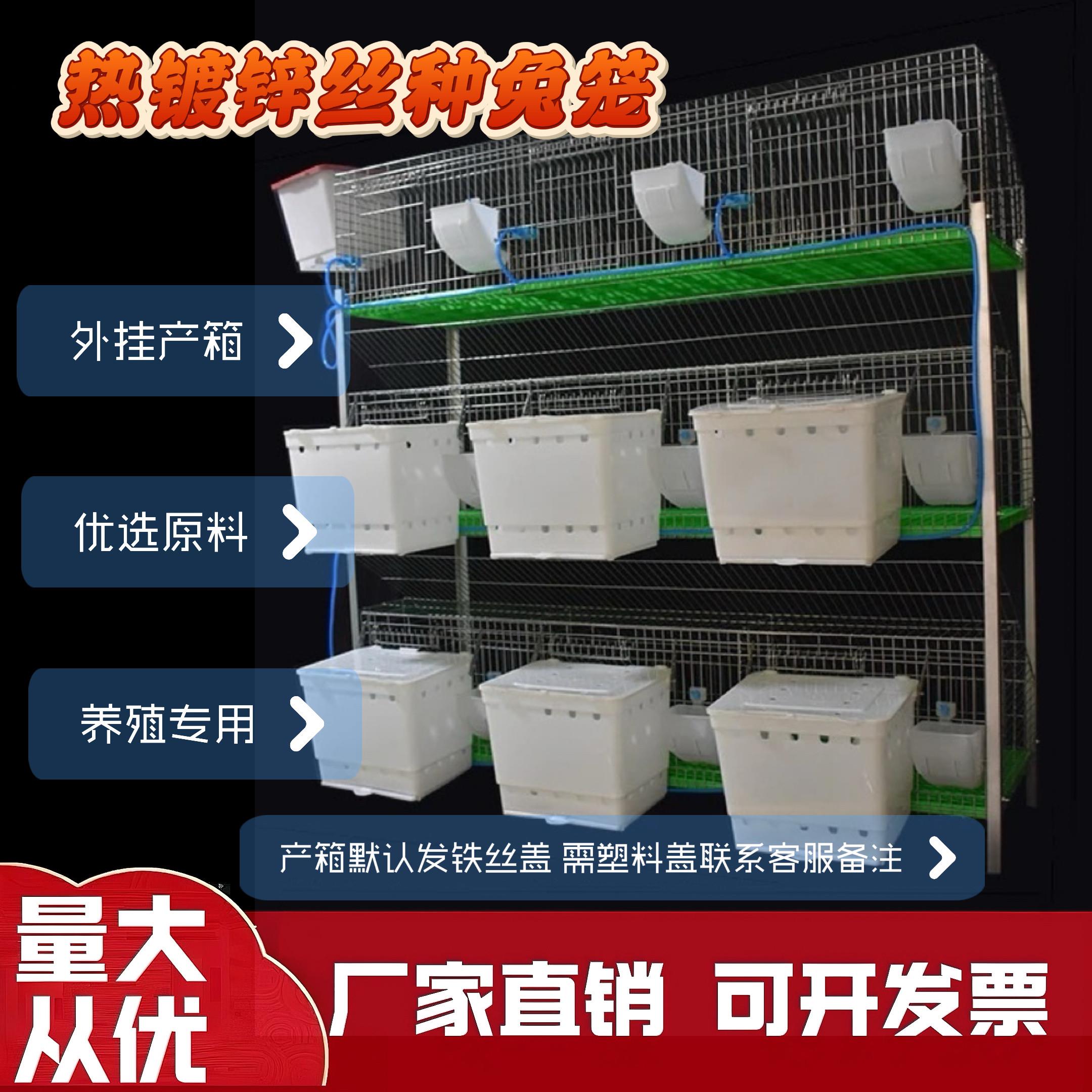 兔子笼子养殖专用自动清粪特大号家用新型母兔繁殖养兔子专用兔笼