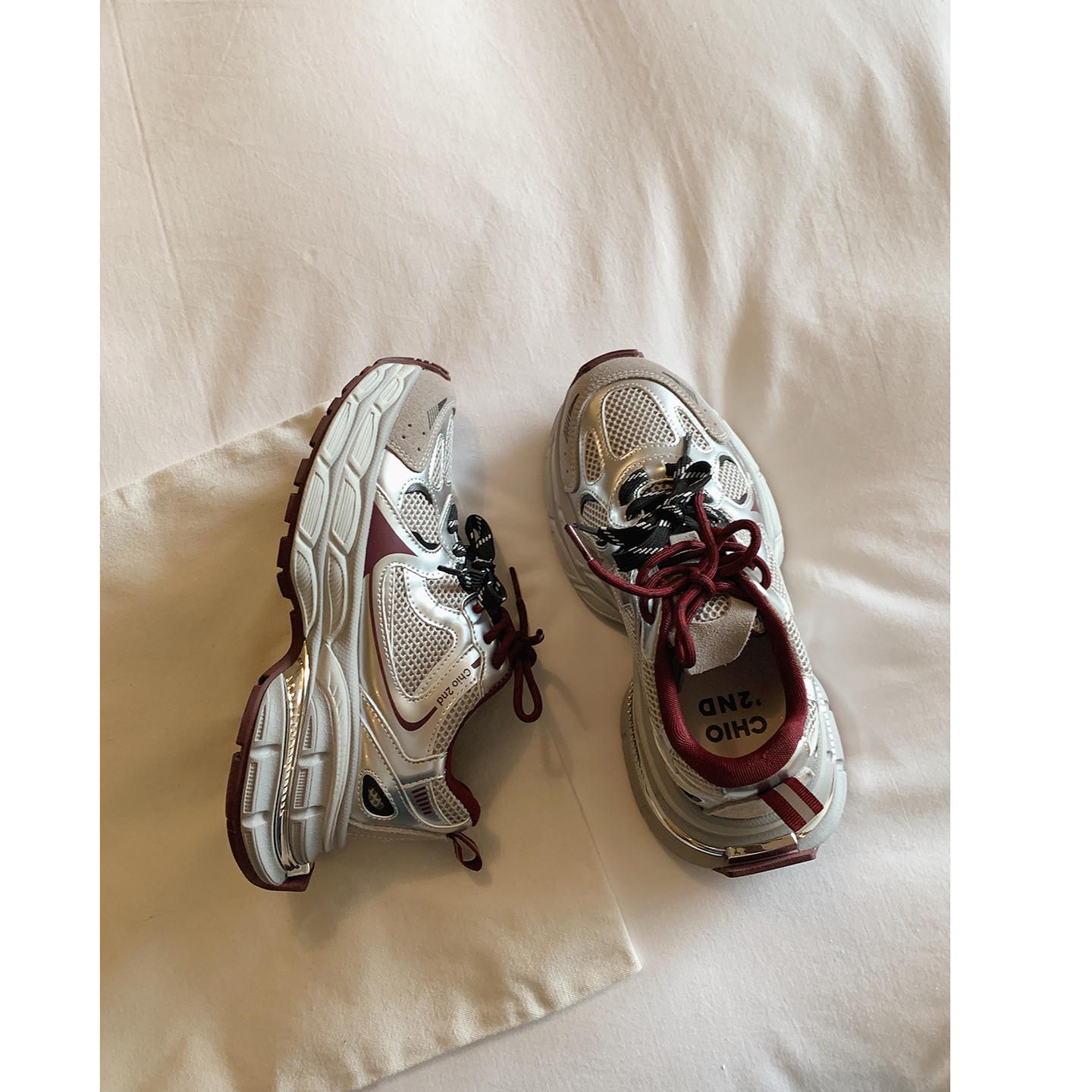 Chio2nd增高6cm厚底老爹鞋