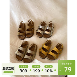 Chio2nd凉鞋女双扣带上班不累脚