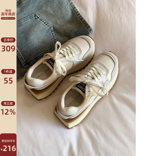 2024春季 子女款 新款 增高厚底小白鞋 Chio2nd南风 运动阿甘鞋 休闲鞋