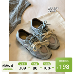 Chio2nd南风 德训鞋5CM增高～真皮休闲运动鞋女鞋超软真皮阿甘鞋