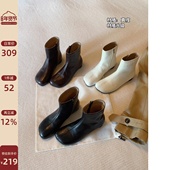 Chio2nd南风 短靴2025超火小靴子女士洋气瘦瘦靴配裙子 靴子皮靴