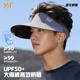 361夏季 空顶帽男士 大檐透气遮阳户外帽子防紫外线折叠无痕太阳帽