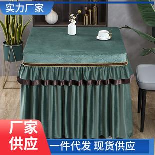 厂家热销电炉罩烤火被麻将桌茶几罩套桌布家用布艺台布茶几套