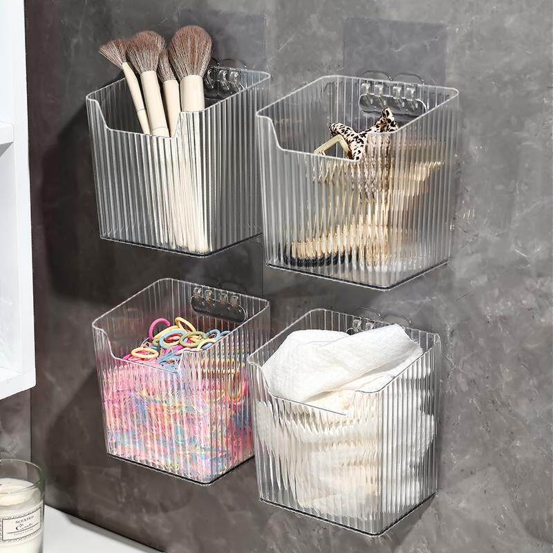 洗脸巾收纳盒卫生间废弃用过的化妆棉擦脸巾洁面巾二次收纳壁挂式