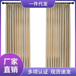 纱帘布飘窗2023挂钩遮光 2TOE棉麻窗帘全遮光客厅卧室2022新款