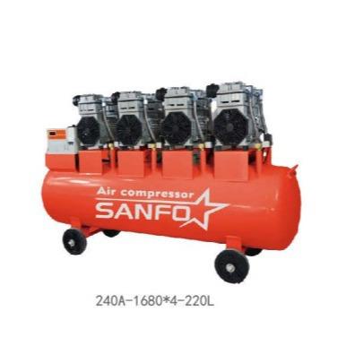 无油空压机100A/120A/160A/240A/300A装修喷漆压缩气泵