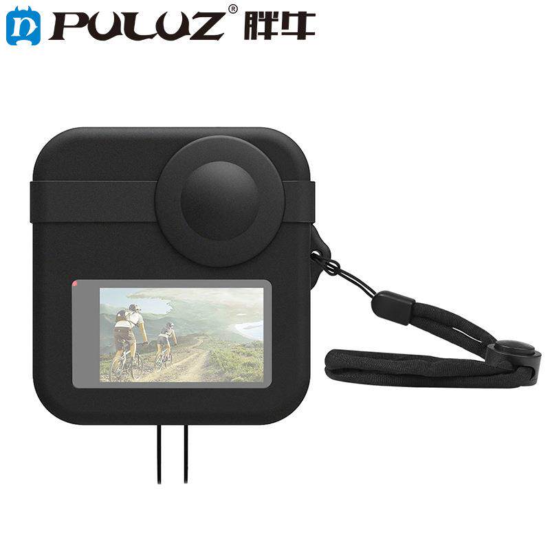 PULUZ胖牛 适用于GoPro Max裸机机身硅胶保护套 配镜头盖套